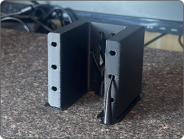 3D printed resin model